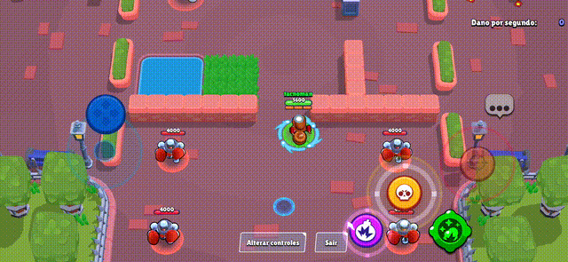 Brawl Stars style game with virtual joystick